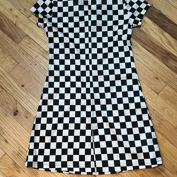 Vintage 1990's polyester minidress - Picture 3 of 3